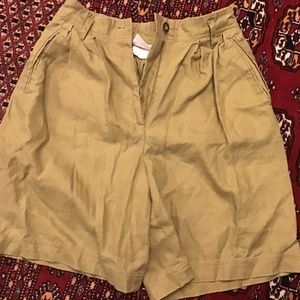 Vintage Laura Ashley green shorts
